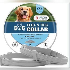D&G Flea & Tick Collar for Large Dogs — Gray, 8 Months Protection